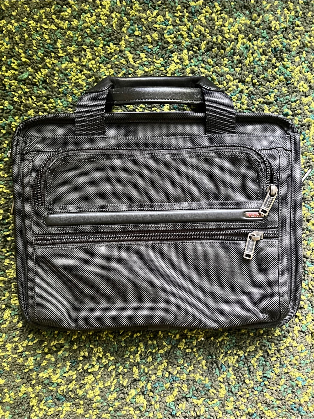 Black Men's Briefcase Laptop Bag - Tumi